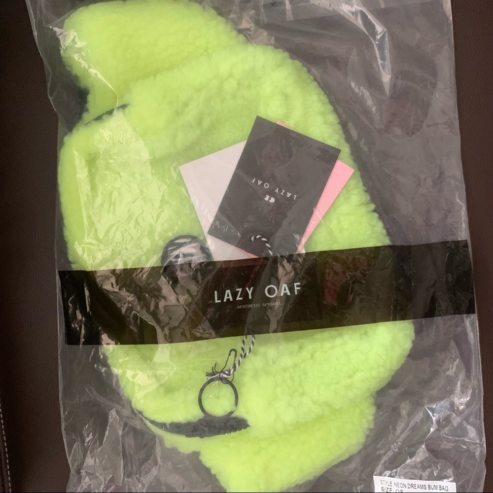 New Lazy Oaf Neon Dreams Bum Bag - Picture 3 of 6
